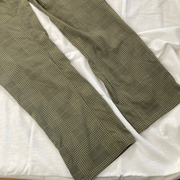 NWT Brixton Mens M Choice E-Waist Taper-X Olive Green Plaid Taper Pants Utility - Picture 4 of 13